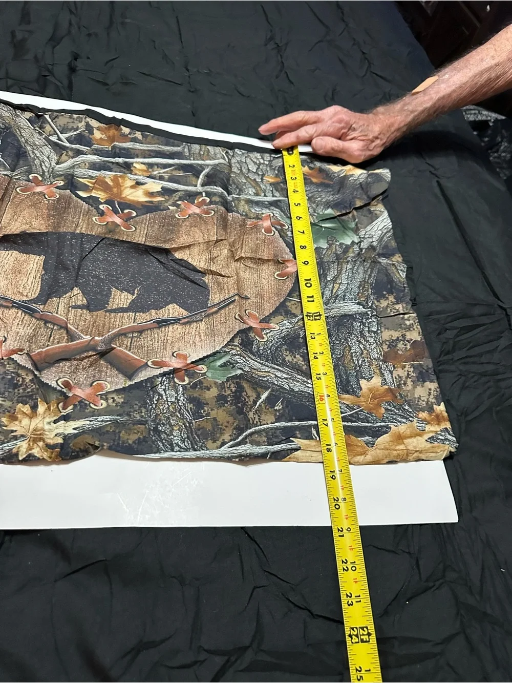 Camouflage Print Comforter Set - Brown/Black